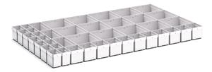43 Compartment Box Kit 100+mm High x 1050W x650D drawer Bott Drawer Cabinets 1050 x 650 installed in your Engineering Department 43020776 